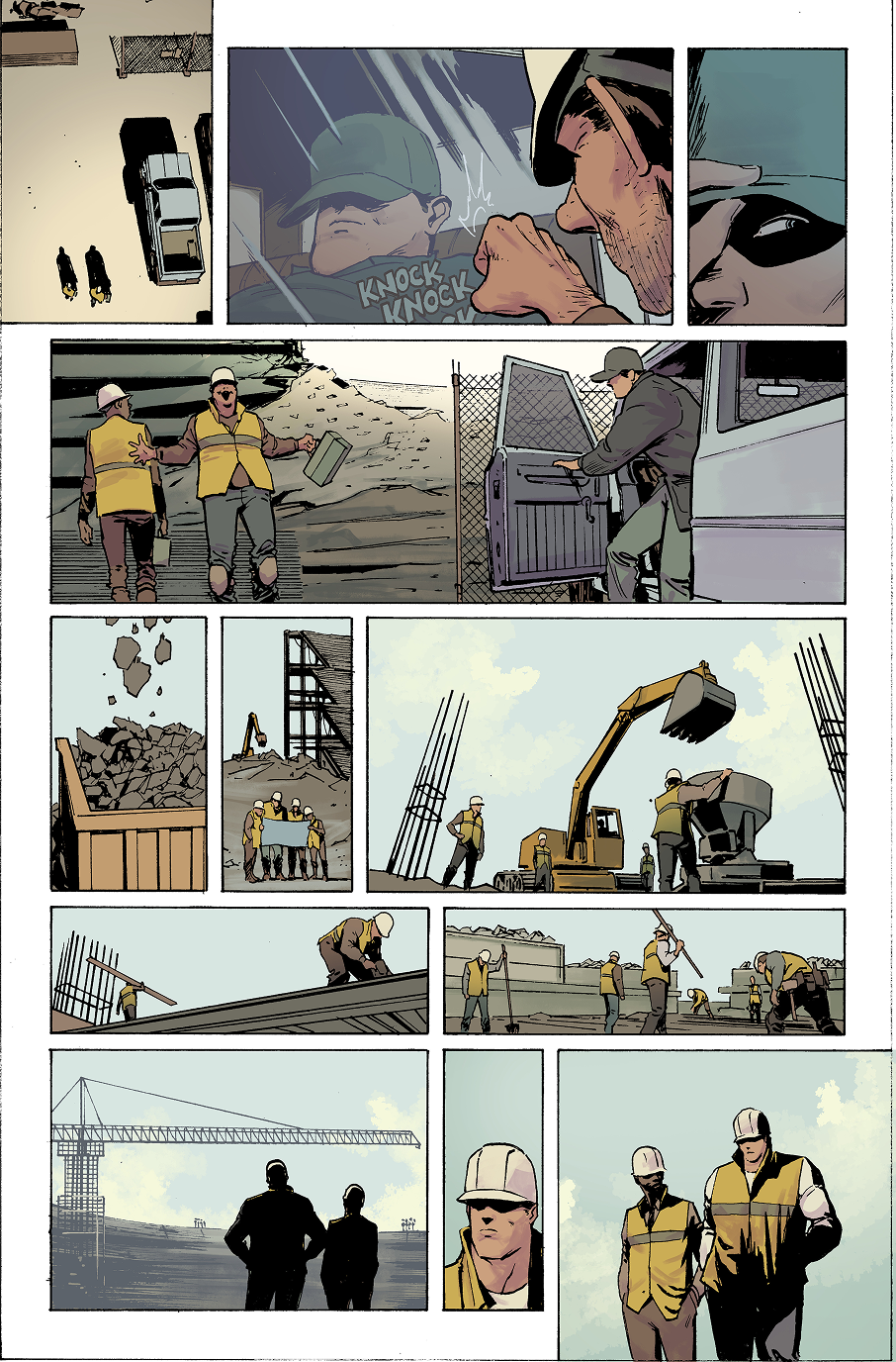 Absolute Batman #16 - page 1 - Artists' Proof By Frank Martin