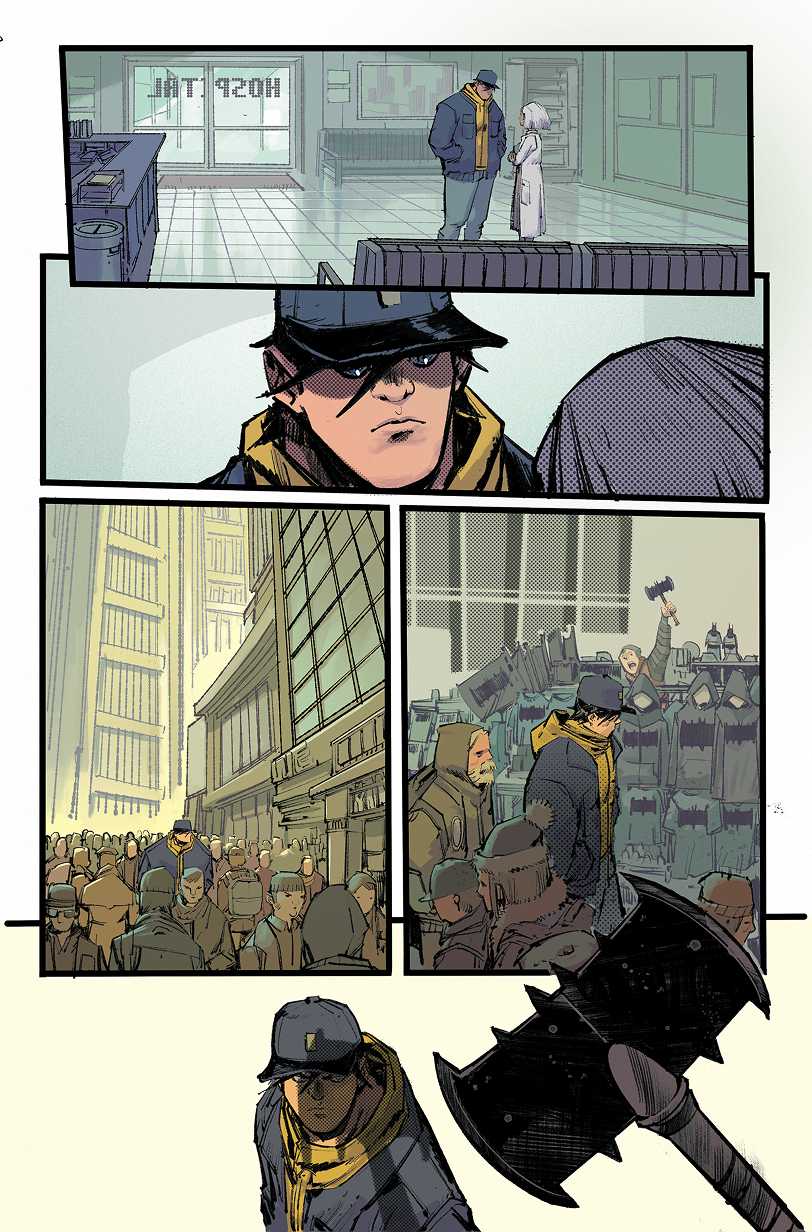 Absolute Batman #17 - page 7 - Artists' Proof By Frank Martin