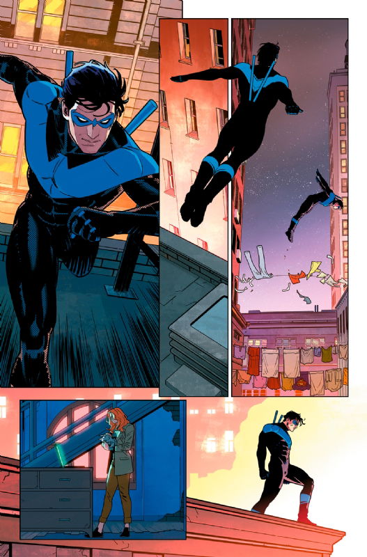 Nightiwing #79 - page 13 - Artists' Proof By Adriano Lucas