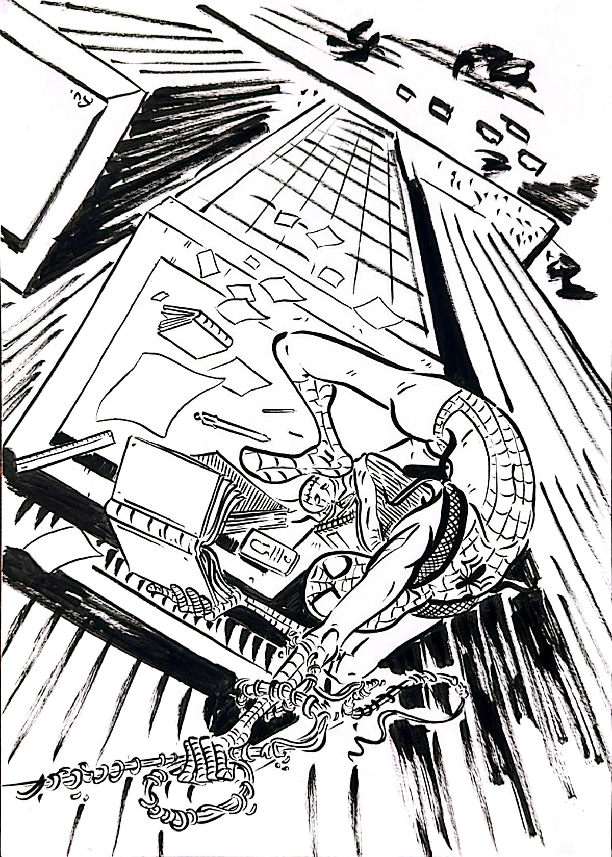 Spider-Man - Illustration by Gustavo Magalhães