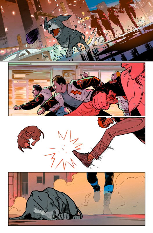 Nightwing #78 - page 8 - Artists' Proof By Adriano Lucas