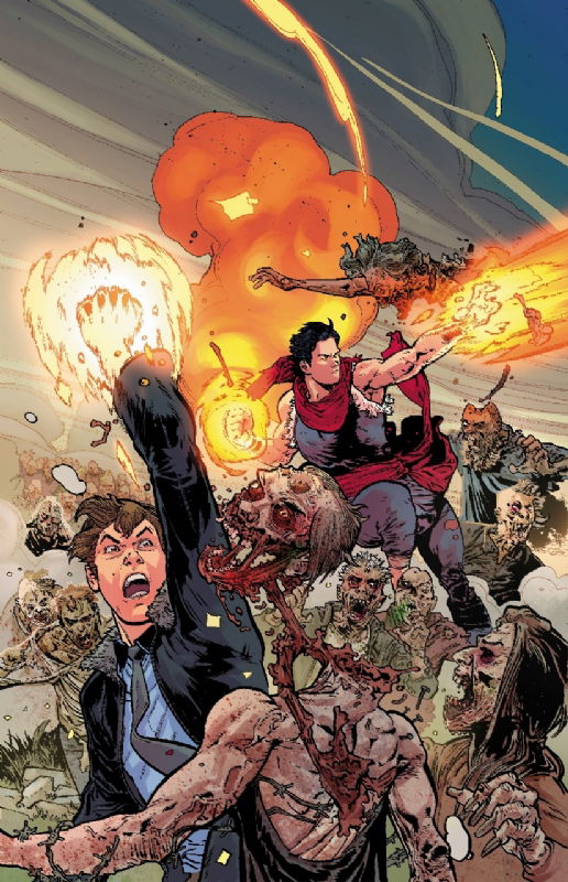 Fire Power #28 variant cover - Artist's Proof by Adriano Lucas