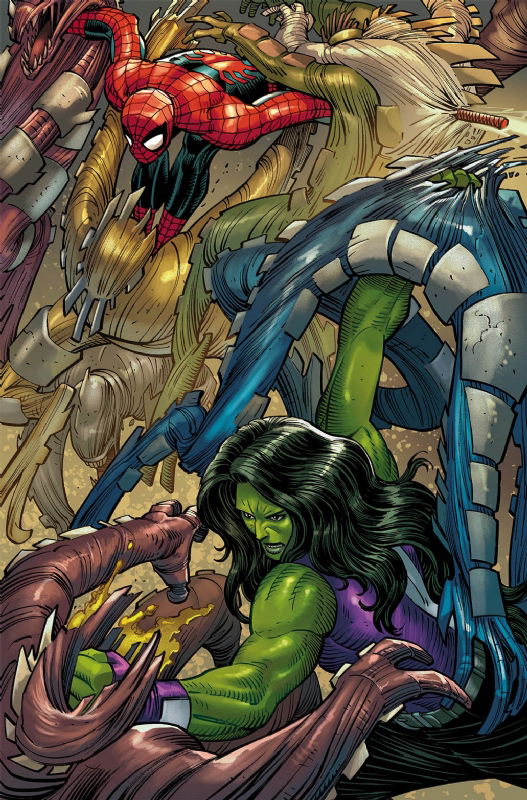 Amazing Spider-Man #39 - page 21 - Artists' Proof By Marcio Menyz