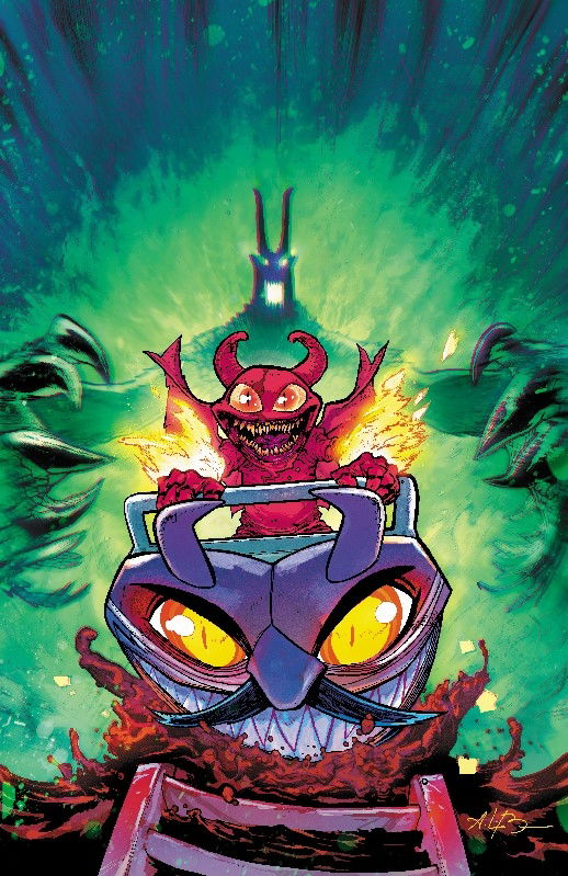 Dark RIde #1 variant cover - Artist's Proof by Adriano Lucas