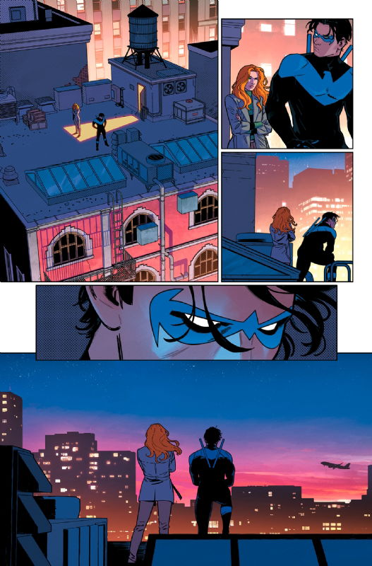 Nightwing #79 - page 21 - Artists' Proof By Adriano Lucas