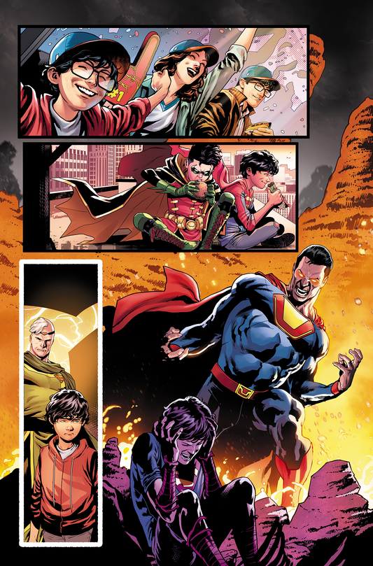 Superman Unlimited #11 - Page 13 - Artist's Proof by Giuliano Peratelli