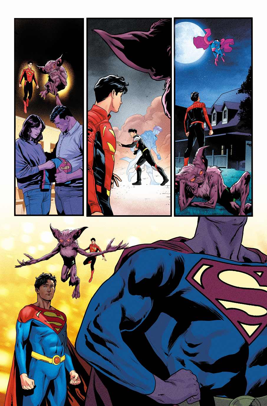 Superman Unlimited #11 - Page 14 - Artist's Proof by Giuliano Peratelli