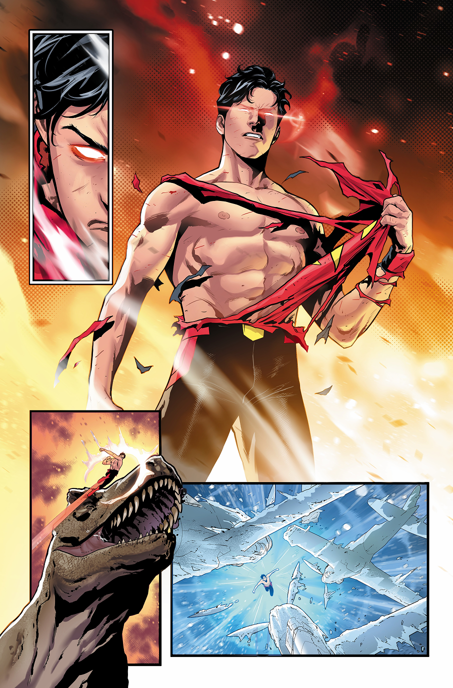Superman Unlimited #11 - Page 18 - Artist's Proof by Giuliano Peratelli