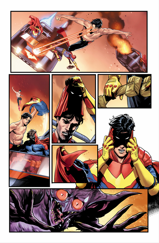 Superman Unlimited #11 - Page 19 - Artist's Proof by Giuliano Peratelli