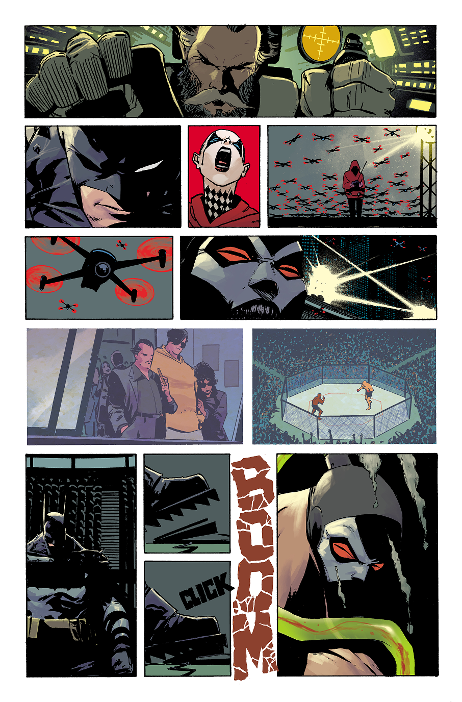 Absolute Batman #14 - page 7 - Artists' Proof By Frank Martin
