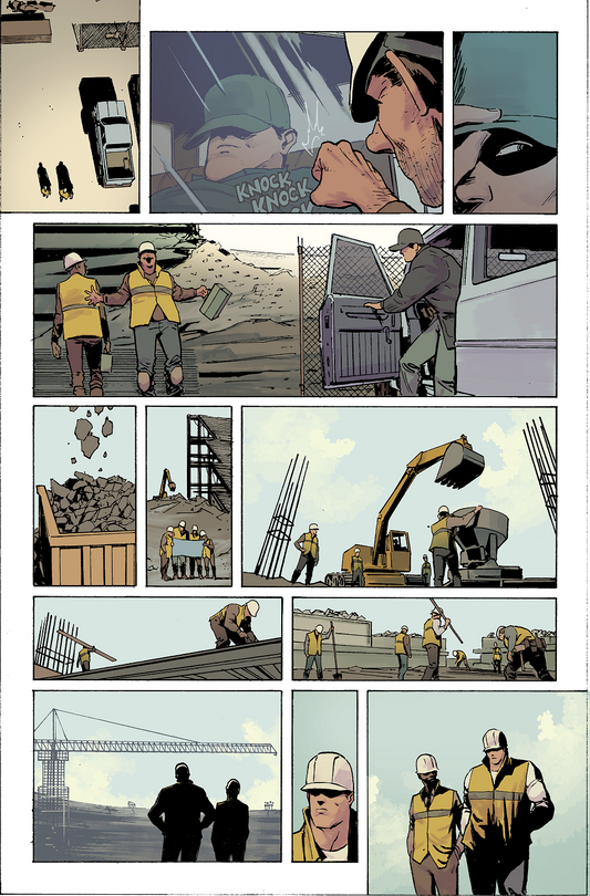 Absolute Batman #16 - page 1 - Artists' Proof By Frank Martin