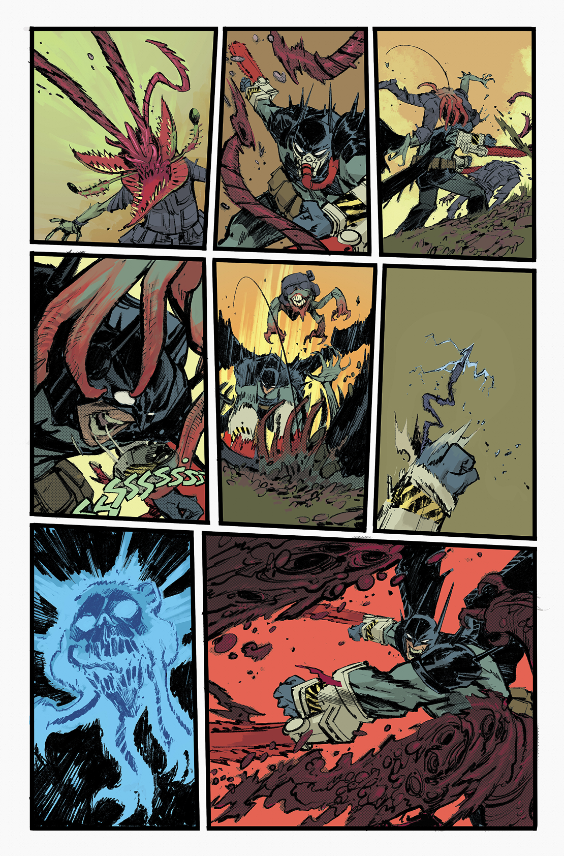 Absolute Batman #17 - page 8 - Artists' Proof By Frank Martin