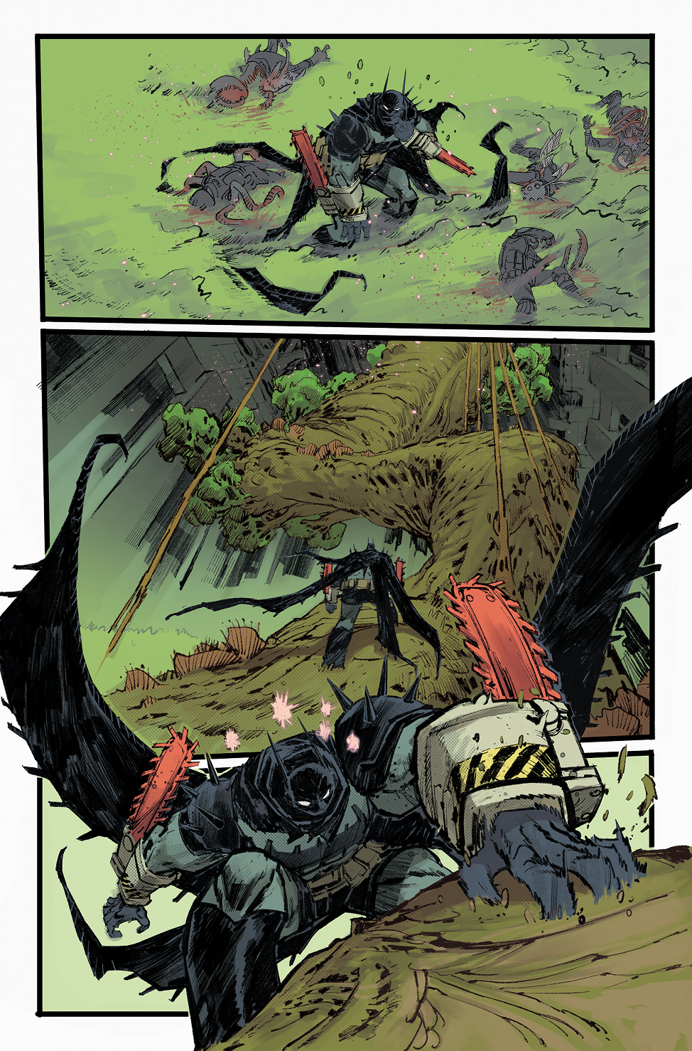 Absolute Batman #17 - page 9 - Artists' Proof By Frank Martin