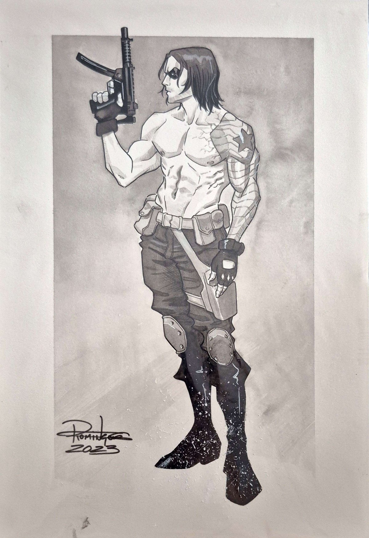 Winter Soldier - Illustration by Rafa Domingues