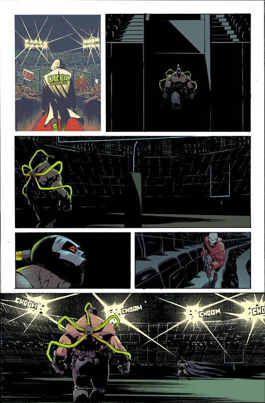 Absolute Batman #14 - page 6 - Artists' Proof By Frank Martin