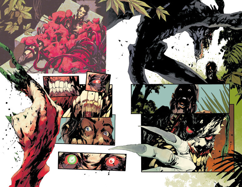 Absolute Batman #15 - page 16 - 17 - Artists' Proof By Frank Martin