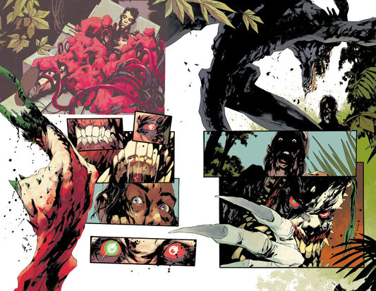 Absolute Batman #15 - page 16 - 17 - Artists' Proof By Frank Martin