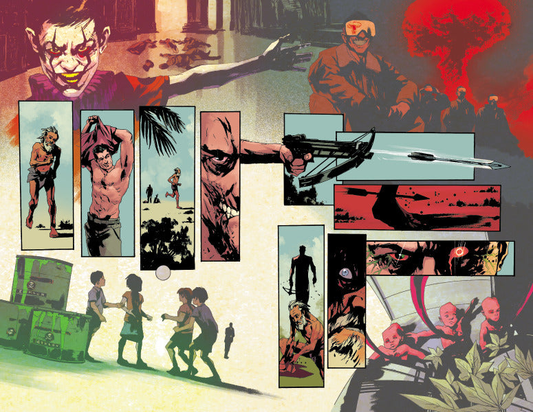 Absolute Batman #15 - page 14 - 15 - Artists' Proof By Frank Martin